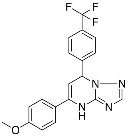 5-(4-MEO-PH)-7-(4-(TRIFLUORO-ME)PH)-4,7-DIHYDRO(1,2,4)TRIAZOLO(1,5-A)PYRIMIDINE