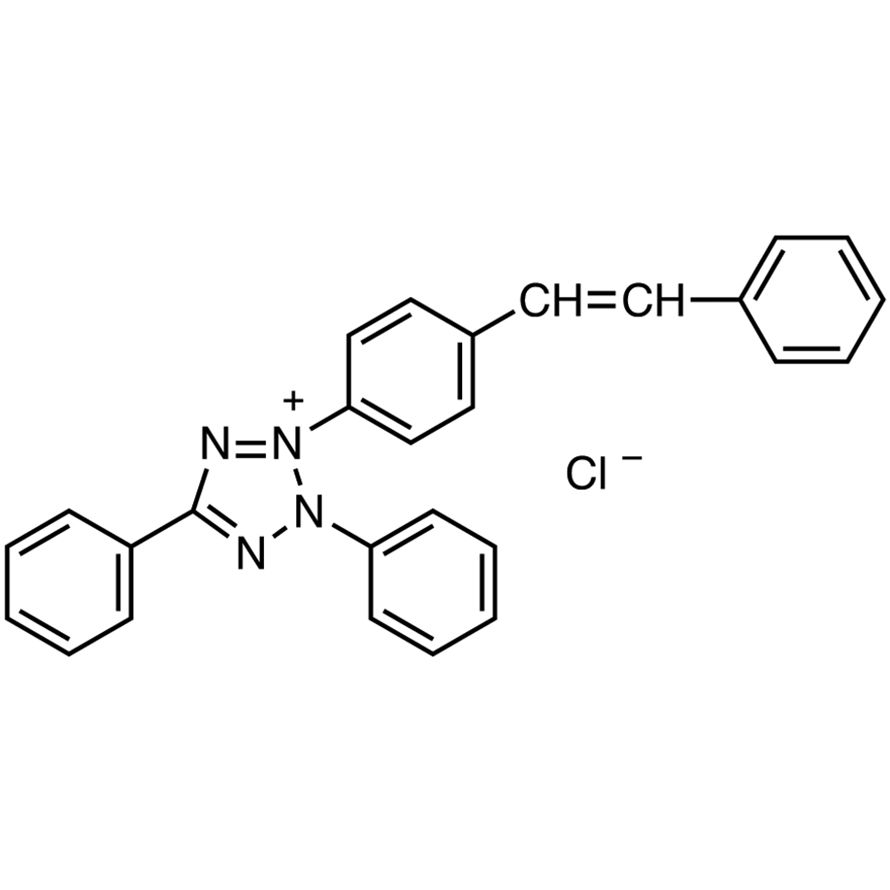 2,5-Diphenyl-3-(4-styrylphenyl)tetrazolium Chloride