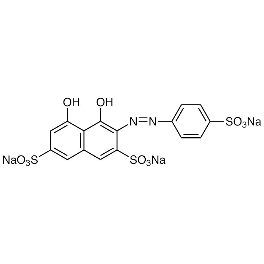 Trisodium 2-(4-Sulfophenylazo)-1,8-dihydroxynaphthalene-3,6-disulfonate