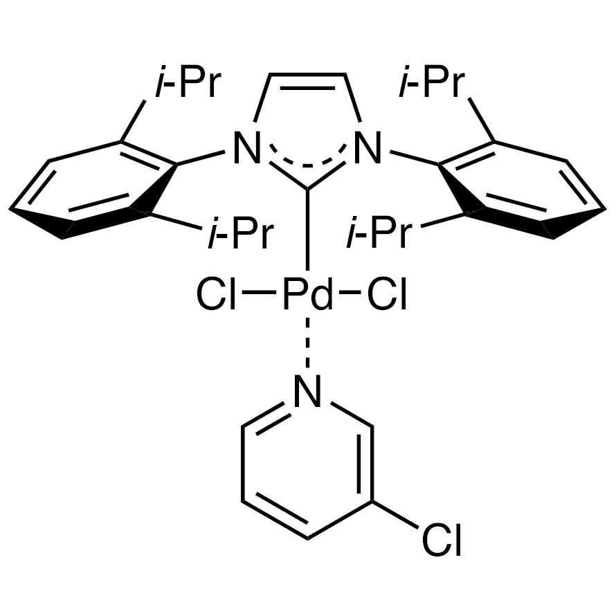 [1,3-Bis(2,6-Diisopropylphenyl)imidazol-2-ylidene](3-chloropyridyl)palladium(II) Dichloride