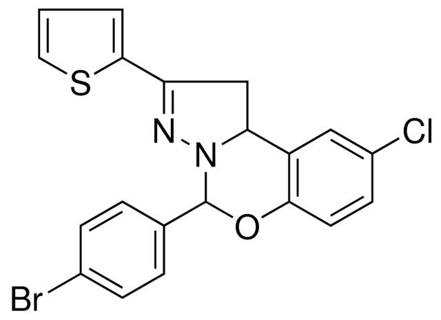 4(4-BR-PH)8-CL-2-THIOPHEN-2-YL-1,9B-2H-5-OXA-3,3A-DIAZA-CYCLOPENTA(A)NAPHTHALENE