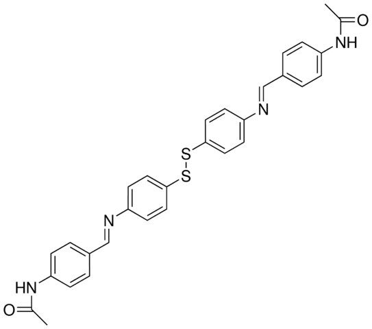 4,4'-DITHIOBIS(N-(4-ACETAMIDOBENZYLIDENE)ANILINE)