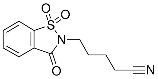 5-(1,1-dioxido-3-oxo-1,2-benzisothiazol-2(3H)-yl)pentanenitrile