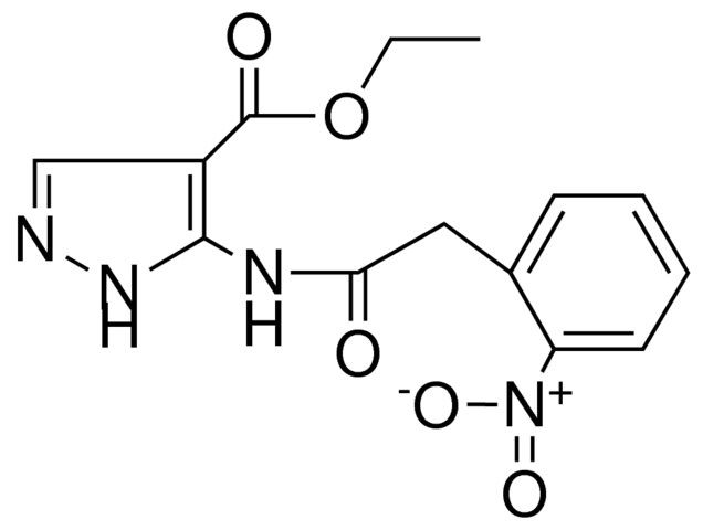 5-(2-(2-NITRO-PHENYL)-ACETYLAMINO)-1H-PYRAZOLE-4-CARBOXYLIC ACID ETHYL ESTER