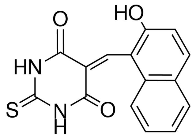 5-(2-HYDROXY-NAPHTHALEN-1-YLMETHYLENE)-2-THIOXO-DIHYDRO-PYRIMIDINE-4,6-DIONE