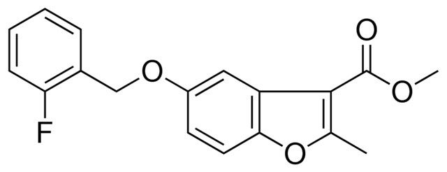 5-(2-FLUORO-BENZYLOXY)-2-METHYL-BENZOFURAN-3-CARBOXYLIC ACID METHYL ESTER