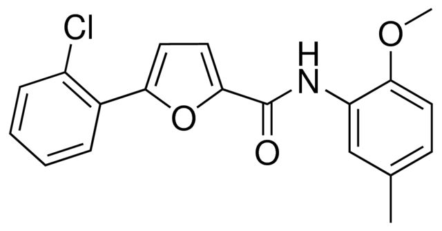 5-(2-CHLOROPHENYL)-N-(2-METHOXY-5-METHYLPHENYL)-2-FURAMIDE