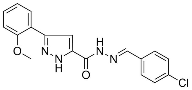 5-(2-MEO-PHENYL)-2H-PYRAZOLE-3-CARBOXYLIC ACID (4-CHLORO-BENZYLIDENE)-HYDRAZIDE