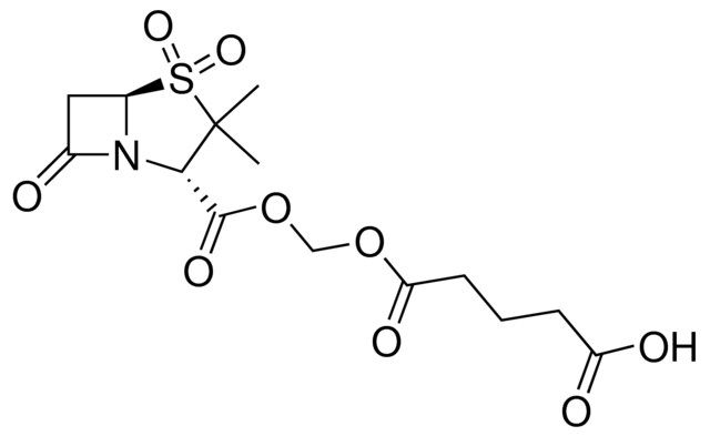 5-[([[(2S,5R)-3,3-DIMETHYL-4,4-DIOXIDO-7-OXO-4-THIA-1-AZABICYCLO[3.2.0]HEPT-2-YL]CARBONYL]OXY)METHOXY]-5-OXOPENTANOIC ACID