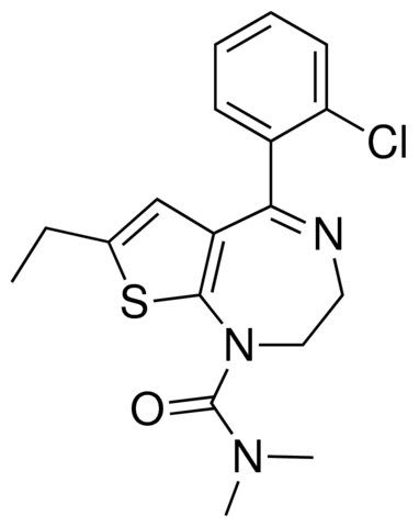 5-(2-chlorophenyl)-7-ethyl-N,N-dimethyl-2,3-dihydro-1H-thieno[2,3-e][1,4]diazepine-1-carboxamide