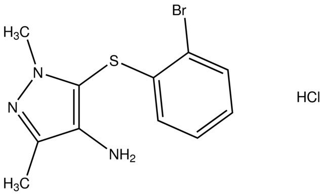 5-[(2-bromophenyl)sulfanyl]-1,3-dimethyl-1H-pyrazol-4-ylamine hydrochloride