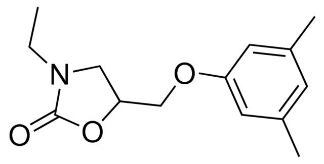 5-[(3,5-dimethylphenoxy)methyl]-3-ethyl-1,3-oxazolidin-2-one