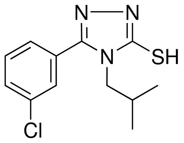 5-(3-CHLOROPHENYL)-4-ISOBUTYL-4H-1,2,4-TRIAZOLE-3-THIOL