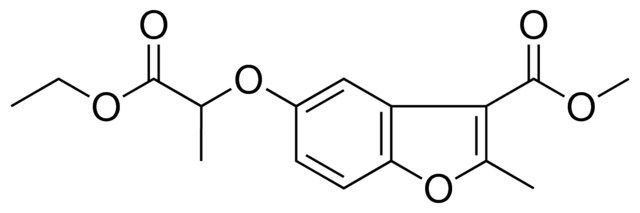 5-(1-ETHOXYCARBONYL-ETHOXY)-2-METHYL-BENZOFURAN-3-CARBOXYLIC ACID METHYL ESTER