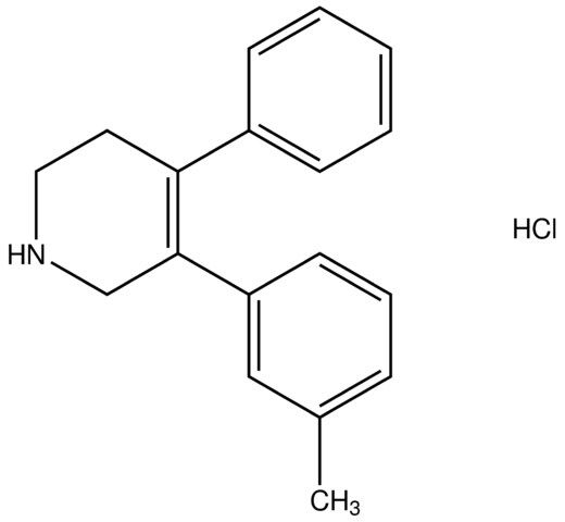 5-(3-methylphenyl)-4-phenyl-1,2,3,6-tetrahydropyridine hydrochloride