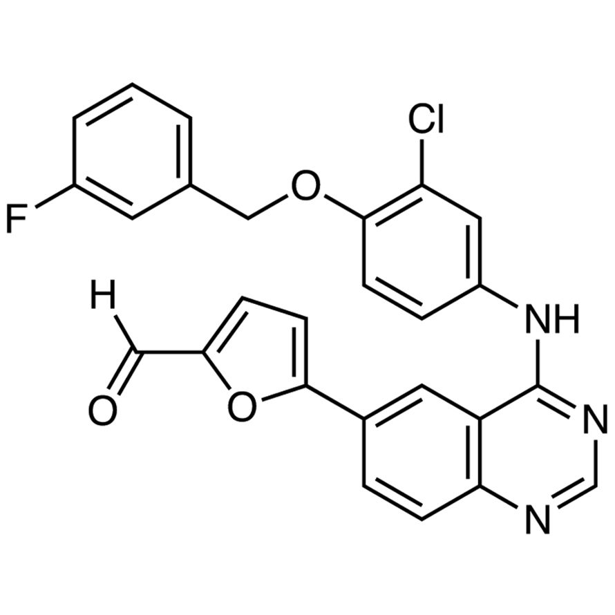 5-[4-[3-Chloro-4-(3-fluorobenzyloxy)anilino]-6-quinazolinyl]furan-2-carboxaldehyde