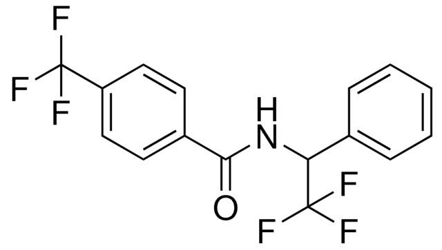 4-TRIFLUOROMETHYL-N-(2,2,2-TRIFLUORO-1-PHENYL-ETHYL)-BENZAMIDE