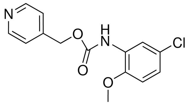 4-PYRIDYLMETHYL N-(5-CHLORO-2-METHOXYPHENYL)CARBAMATE