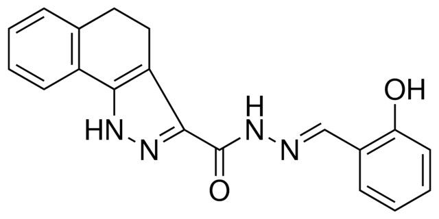 4,5-DIHYDRO-1H-BENZO(G)INDAZOLE-3-CARBOXYLIC ACID (2-HO-BENZYLIDENE)-HYDRAZIDE