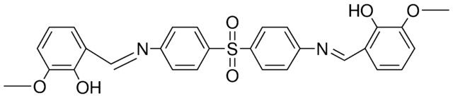 4,4'-SULFONYLBIS(N-(2-HYDROXY-3-METHOXYBENZYLIDENE)ANILINE)