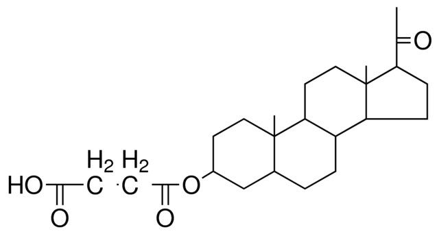 4-oxo-4-[(20-oxopregnan-3-yl)oxy]butanoic acid