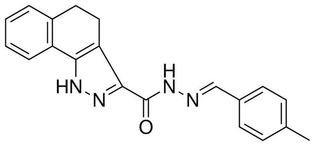 4,5-DIHYDRO-1H-BENZO(G)INDAZOLE-3-CARBOXYLIC ACID (4-ME-BENZYLIDENE)-HYDRAZIDE