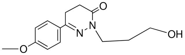 4,5-DIHYDRO-2-(3-HYDROXYPROPYL)-6-(4-METHOXYPHENYL)-3(2H)-PYRIDAZINONE