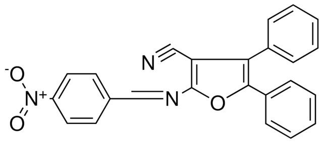 4,5-DIPHENYL-2-(4-NITROBENZYLIDENEAMINO)-3-FURANCARBONITRILE