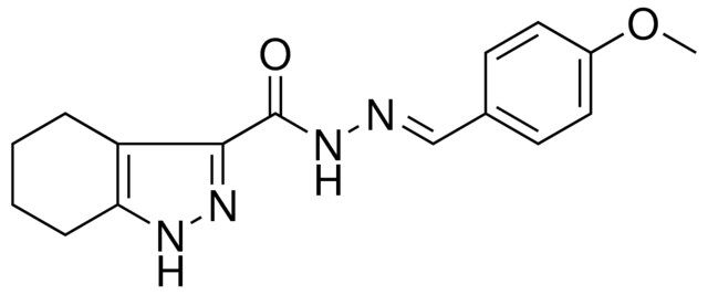 4,5,6,7-4H-1H-INDAZOLE-3-CARBOXYLIC ACID (4-METHOXY-BENZYLIDENE)-HYDRAZIDE