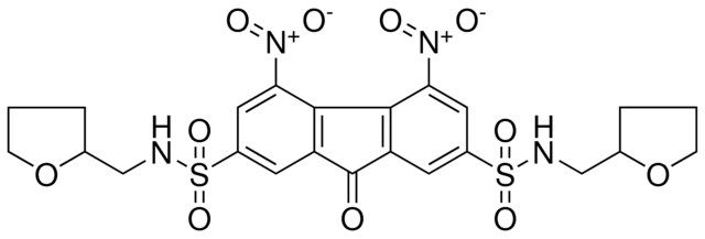 4,5-DINITRO-9-OXO-N(2),N(7)-BIS(4H-2-FURANYLMETHYL)9H-FLUORENE-2,7-DISULFONAMIDE