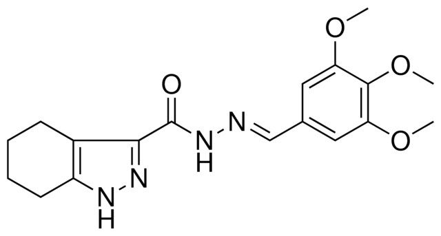 4,5,6,7-4H-1H-INDAZOLE-3-CARBOXYLIC ACID (3,4,5-TRIMETHOXY-BENZYLIDENE)HYDRAZIDE