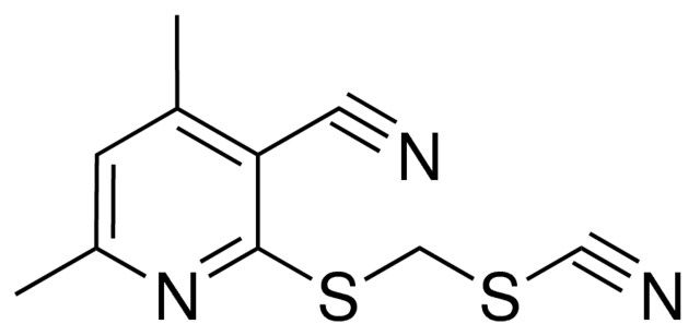 4,6-DIMETHYL-2-THIOCYANATOMETHYLSULFANYL-NICOTINONITRILE