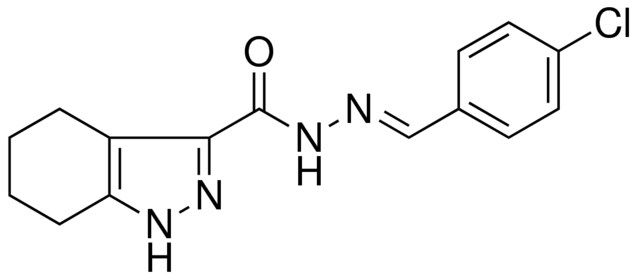 4,5,6,7-TETRAHYDRO-1H-INDAZOLE-3-CARBOXYLIC ACID (4-CHLORO-BENZYLIDENE)HYDRAZIDE