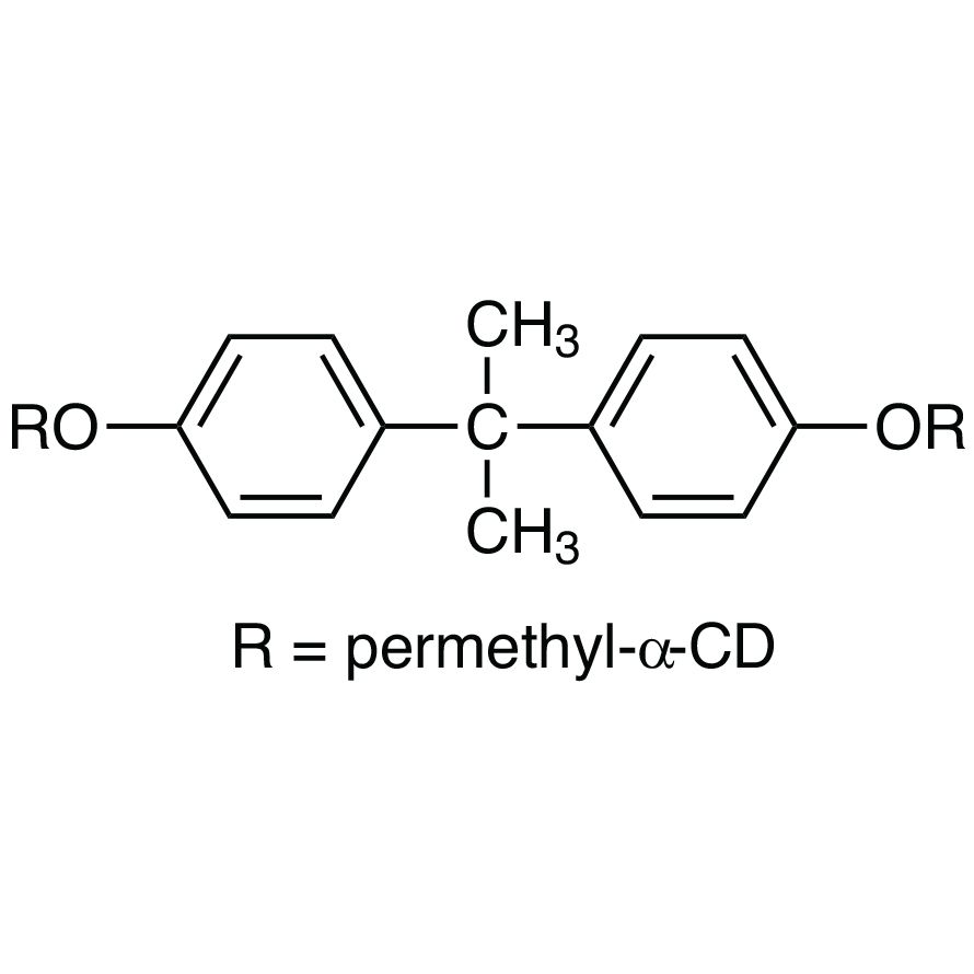 2,2-Bis[4-(per-O-methyl-α-cyclodextrin-6-yloxy)phenyl]propane