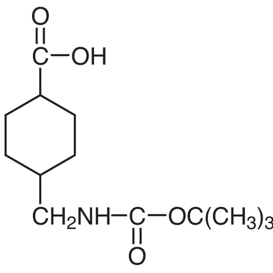 4-(tert-Butoxycarbonylaminomethyl)cyclohexanecarboxylic Acid (cis- and trans- mixture)