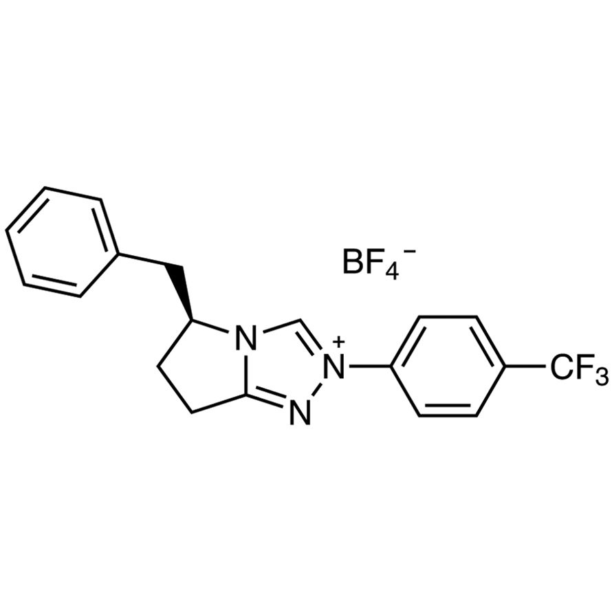 (S)-Benzyl-2-[4-(trifluoromethyl)phenyl]-6,7-dihydro-5H-pyrrolo[2,1-c][1,2,4]triazolium Tetrafluoroborate