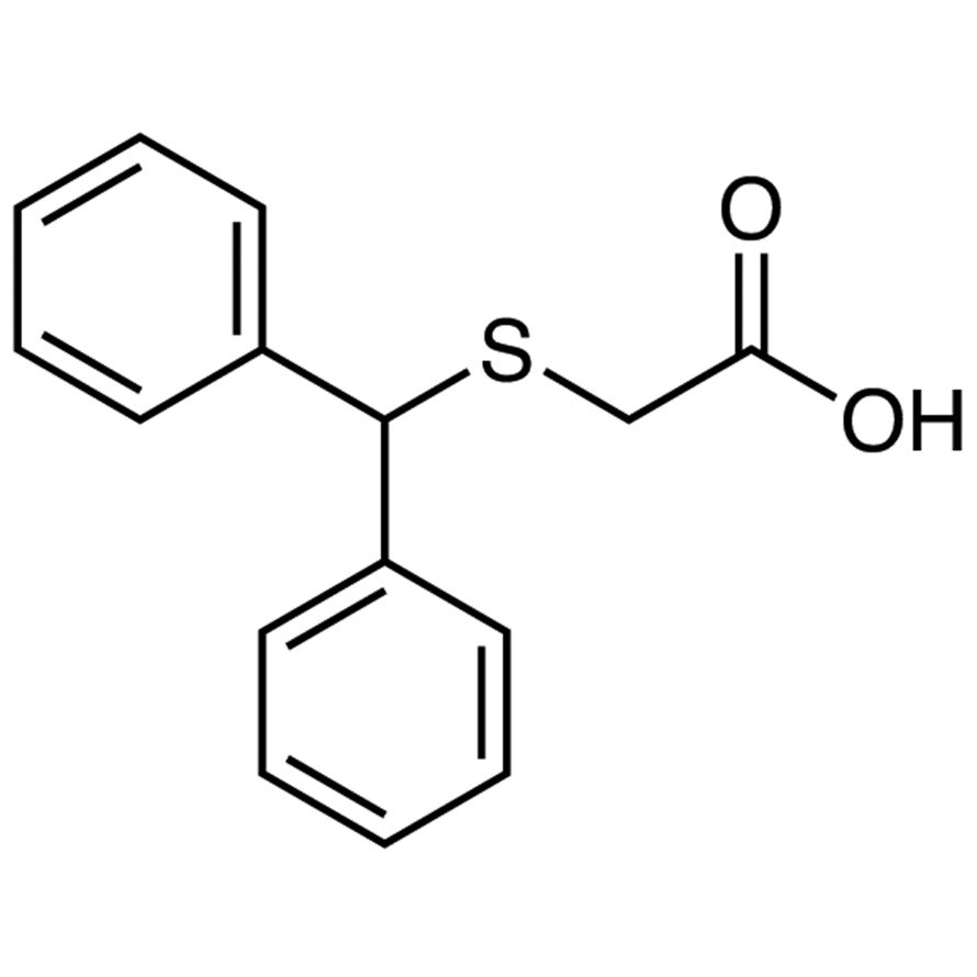 (Benzhydrylthio)acetic Acid