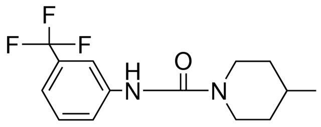 4-METHYL-1-(N-(3-TRIFLUOROMETHYLPHENYL)CARBAMOYL)PIPERIDINE