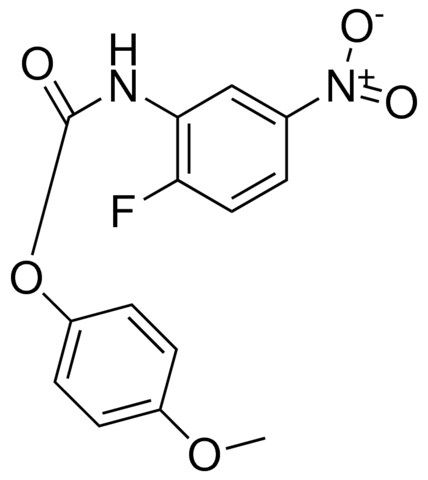 4-METHOXYPHENYL N-(2-FLUORO-5-NITROPHENYL)CARBAMATE