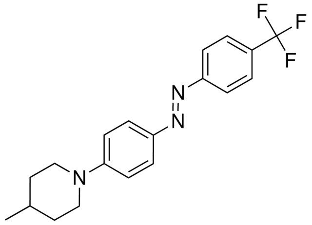 4-METHYL-1-(4-(4-(TRIFLUOROMETHYL)PHENYLAZO)PHENYL)PIPERIDINE