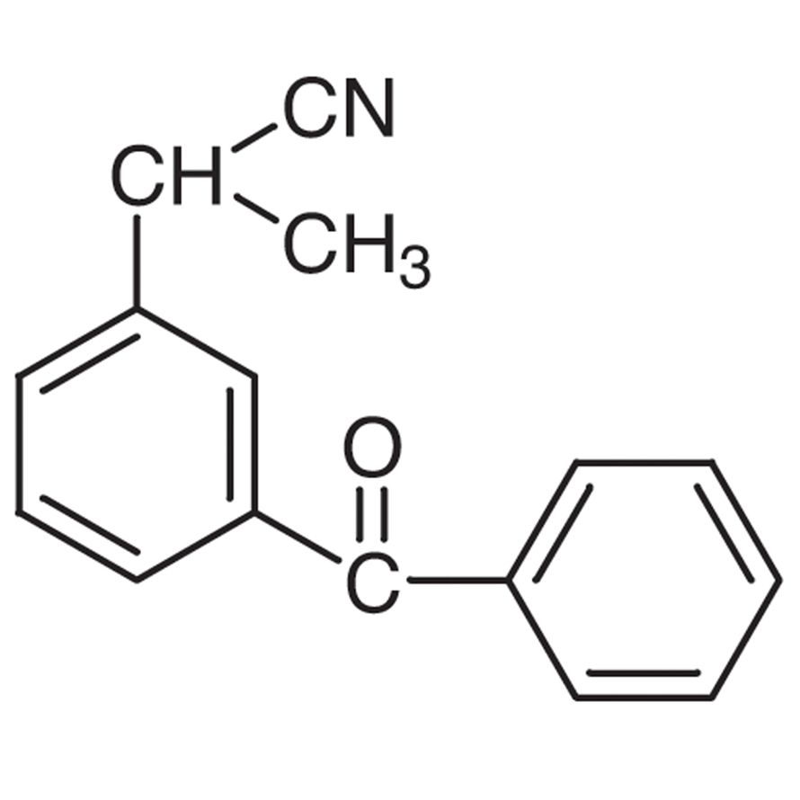 2-(3-Benzoylphenyl)propionitrile