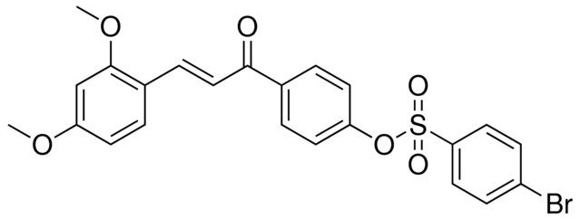 4-BROMO-BENZENESULFONIC ACID 4-(3-(2,4-DIMETHOXY-PHENYL)-ACRYLOYL)-PHENYL ESTER