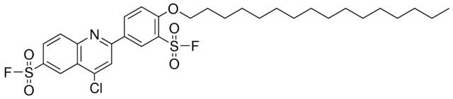 4-CL-2-(3-FLUOROSULFONYL-4-HEXADECYLOXY-PHENYL)-QUINOLINE-6-SULFONYL FLUORIDE