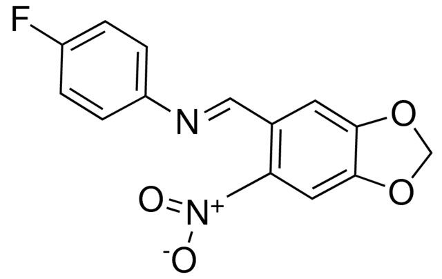 4-FLUORO-N-(4,5-(METHYLENEDIOXY)-2-NITROBENZYLIDENE)ANILINE