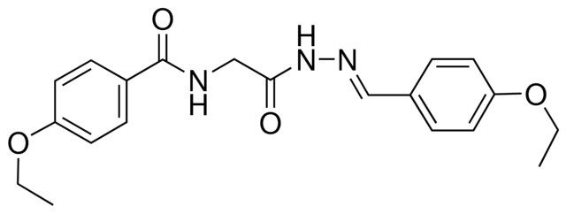 4-ETHOXY-N-(2-(2-(4-ETHOXYBENZYLIDENE)HYDRAZINO)-2-OXOETHYL)BENZAMIDE