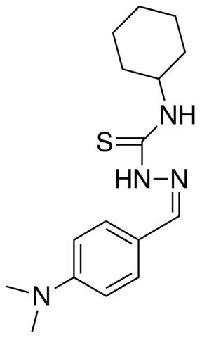 4-CYCLOHEXYL-1-(4-DIMETHYLAMINOBENZYLIDENE)-3-THIOSEMICARBAZIDE