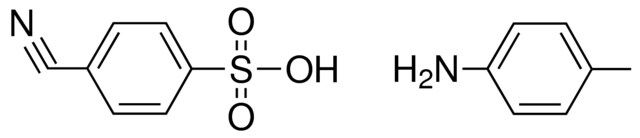 4-CYANO-BENZENESULFONIC ACID, COMPOUND WITH P-TOLYLAMINE