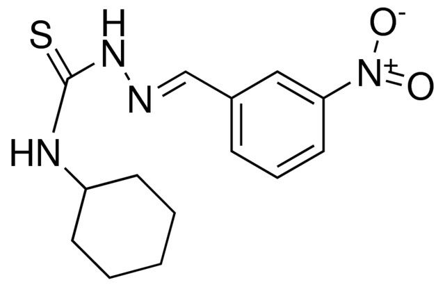 4-CYCLOHEXYL-1-(3-NITROBENZYLIDENE)-3-THIOSEMICARBAZIDE