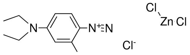 4-DIETHYLAMINO-2-METHYLBENZENEDIAZONIUM CHLORIDE, ZINC CHLORIDE DOUBLE SALT