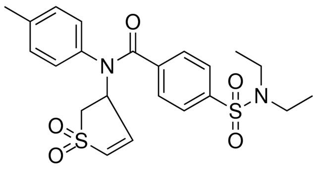 4-DIETHYLSULFAMOYL-N-(1,1-DIOXO-2,3-DIHYDRO-1H-THIOPHEN-3-YL)N-P-TOLYL-BENZAMIDE